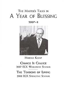 The Master's Talks in A Year of Blessing—2007–8